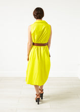 Load image into Gallery viewer, Balloon Cotton Dress in Yellow - ez haihv