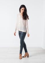 Load image into Gallery viewer, Elenaso Leather Trouser in Cool Grey - ez haihv