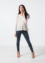 Load image into Gallery viewer, Elenaso Leather Trouser in Cool Grey - ez haihv