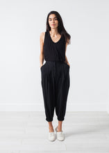 Load image into Gallery viewer, Fancy Wool Pant in Black - ez haihv