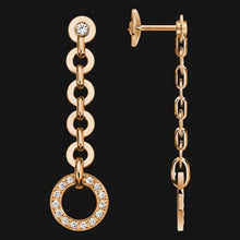 Load image into Gallery viewer, 14k Dangling Pendant Earrings - ez haihv