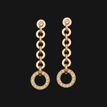 Load image into Gallery viewer, 18k Dangling Pendant Earrings - ez haihv