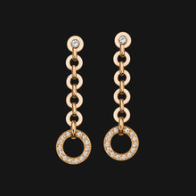 Load image into Gallery viewer, 14k Dangling Pendant Earrings - ez haihv