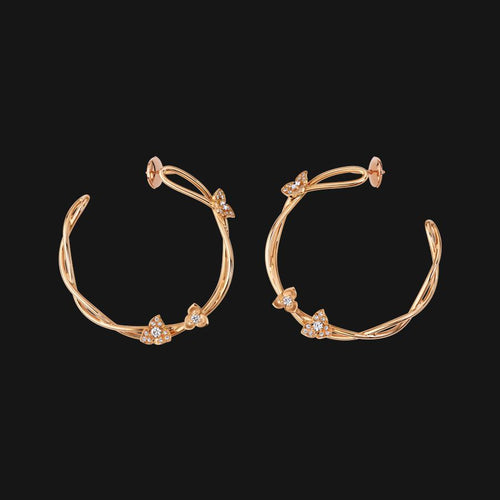 18k Intertwined Earrings - ez haihv