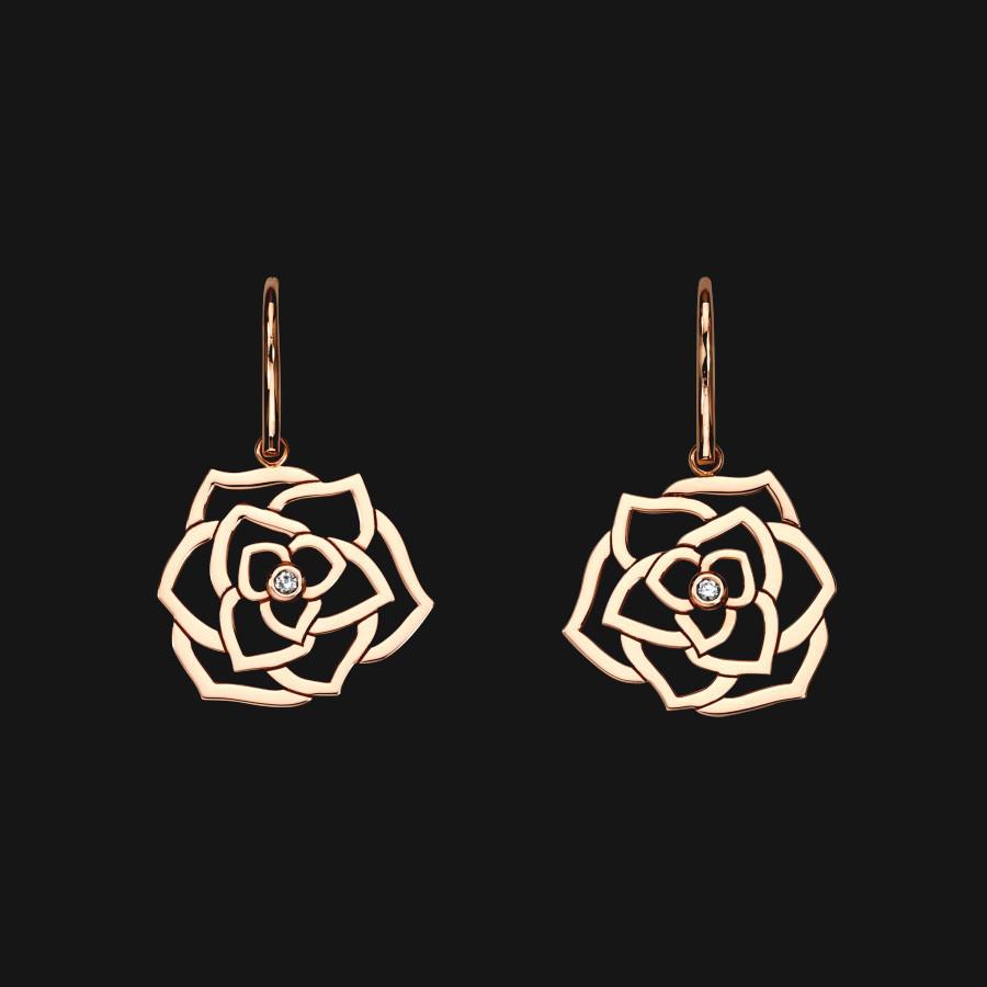 18k Wire Bloom Earrings - ez haihv