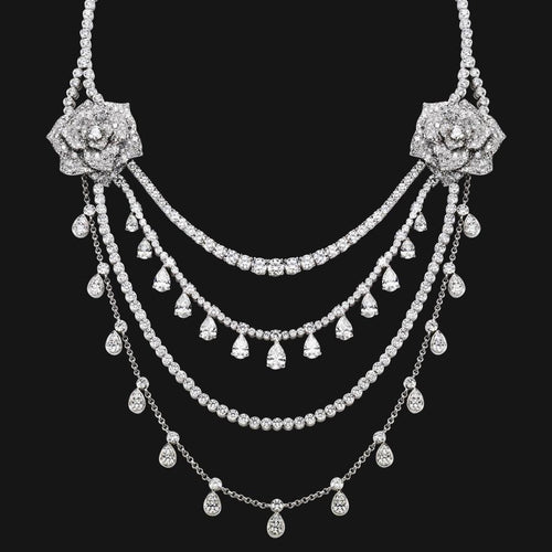 18k Fluid Lines Necklace - ez haihv