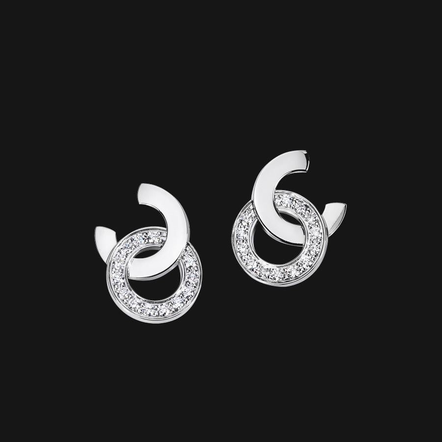 18k Interlinked Earrings - ez haihv
