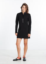 Load image into Gallery viewer, Fleece Jersey Dress in Black - ez haihv