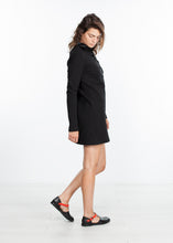 Load image into Gallery viewer, Fleece Jersey Dress in Black - ez haihv