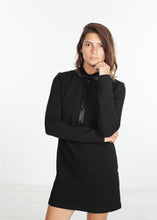 Load image into Gallery viewer, Fleece Jersey Dress in Black - ez haihv