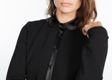 Load image into Gallery viewer, Fleece Jersey Dress in Black - ez haihv