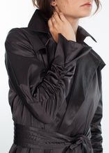 Load image into Gallery viewer, Trench Coat in Black