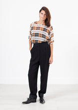 Load image into Gallery viewer, Contrast Cuff Pant in Black - ez haihv