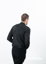 Load image into Gallery viewer, Broken Leather Bomber in Black - ez haihv