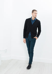 Diamond Weave Trouser in Sky - ez haihv