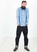 Load image into Gallery viewer, British Officer's Shirt in Sky Blue - ez haihv