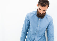 Load image into Gallery viewer, British Officer's Shirt in Sky Blue - ez haihv