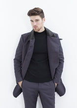 Load image into Gallery viewer, Merino Knit Turtleneck in Black