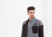 Load image into Gallery viewer, Crazy Mallory Jacket in Blue Mix - ez haihv
