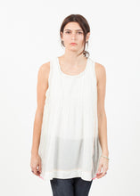 Load image into Gallery viewer, Babydoll Tank in White - ez haihv