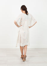 Load image into Gallery viewer, Floral Tent Dress in White - ez haihv