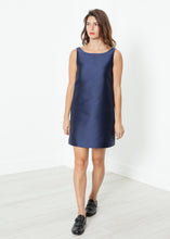 Load image into Gallery viewer, A-Line Mini Dress in Blue - ez haihv
