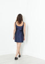 Load image into Gallery viewer, A-Line Mini Dress in Blue - ez haihv