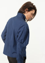 Load image into Gallery viewer, Full Collar Poplin Blouse in Navy - ez haihv