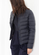 Load image into Gallery viewer, Camelia Reversible Jacket in Navy/Blue - ez haihv