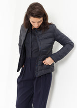 Load image into Gallery viewer, Camelia Reversible Jacket in Navy/Blue - ez haihv