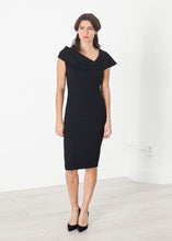 Load image into Gallery viewer, Asymmetric Dress in Black - ez haihv