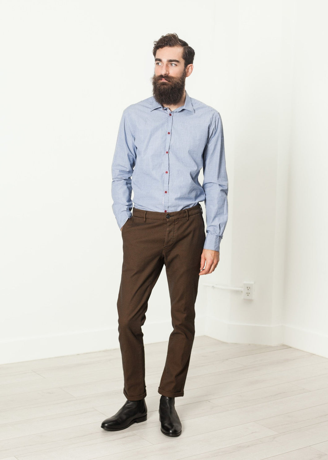 Diamond Weave Trouser in Hazel - ez haihv