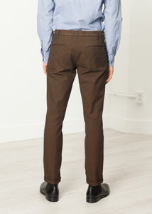 Diamond Weave Trouser in Hazel - ez haihv