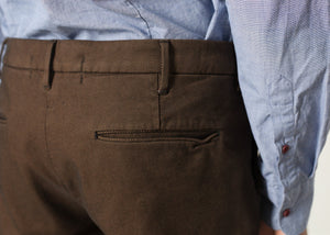 Diamond Weave Trouser in Hazel - ez haihv