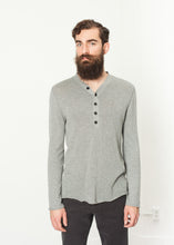 Load image into Gallery viewer, Garbo Henley in Grey - ez haihv