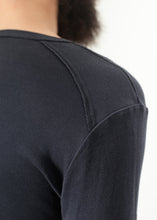 Load image into Gallery viewer, Cotton Henley in Blue Grey - ez haihv