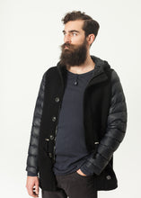 Load image into Gallery viewer, Hooded Parka in Black - ez haihv