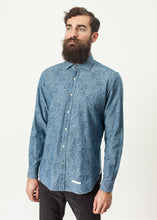 Load image into Gallery viewer, Floral Button-Up in Blue - ez haihv