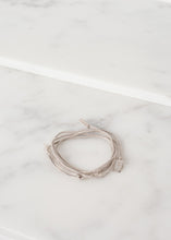 Load image into Gallery viewer, Bracelet 85 in Grey Silk/Silver - ez haihv