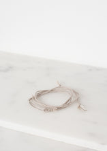 Load image into Gallery viewer, Bracelet 85 in Grey Silk/Silver - ez haihv