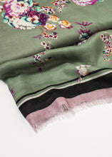 Load image into Gallery viewer, Floral Cashmere Scarf - ez haihv