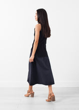 Load image into Gallery viewer, Curved Stripe Knit Tank - ez haihv