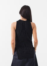 Load image into Gallery viewer, Curved Stripe Knit Tank - ez haihv