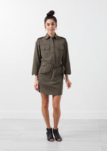 Load image into Gallery viewer, Belted Surplus Dress - ez haihv