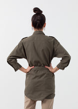 Load image into Gallery viewer, Belted Surplus Dress - ez haihv