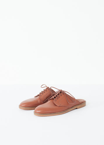 Backless Oxford in Brown - ez haihv