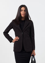 Load image into Gallery viewer, Double Pocket Blazer in Black - ez haihv