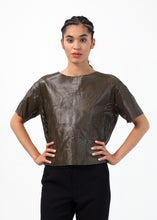 Load image into Gallery viewer, Auralias Leather Top - ez haihv