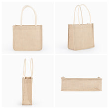 Load image into Gallery viewer, 3 Sizes Handmade Linen Jute Handbag For Women Feminine Top-Handle Big Totes Bag Shopping Bag
