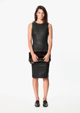 Load image into Gallery viewer, Iranta Leather Dress in Black - ez haihv
